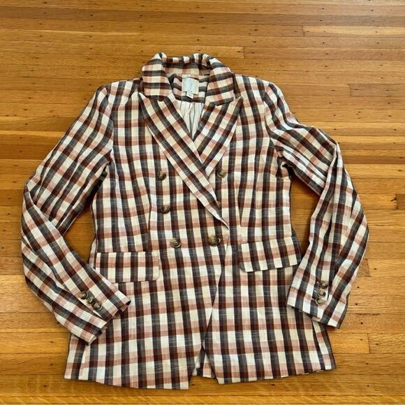 Joie Darryl Striped One Button Blazer - Picture 1 of 8